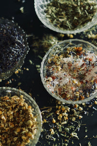 Bath Salts for Baths are blended by a Naturopath